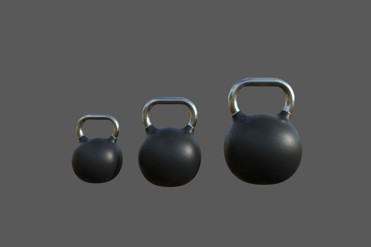 gym equipment  3D model_3