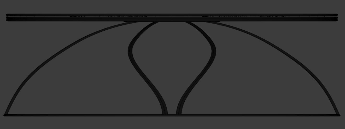 Modern Table 3D model_9