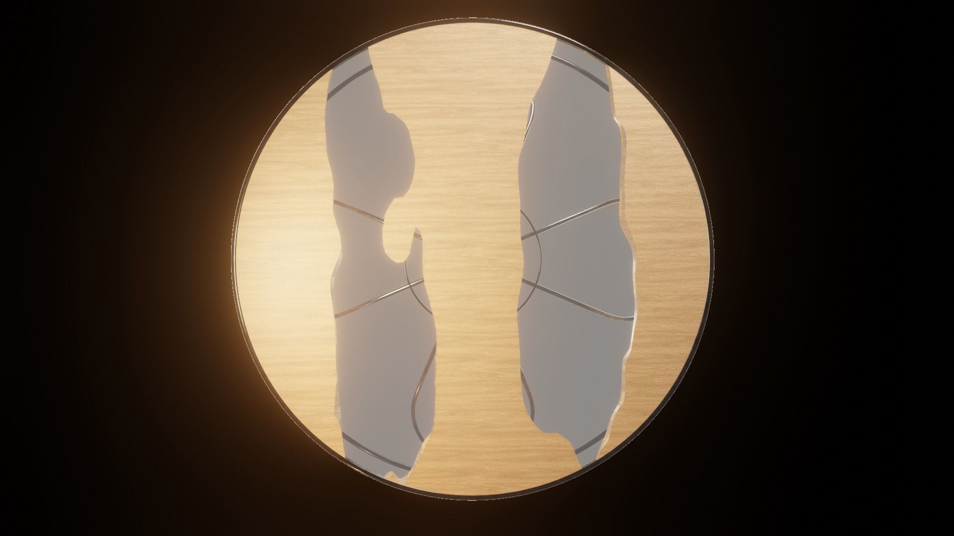 Modern Table 3D model_6