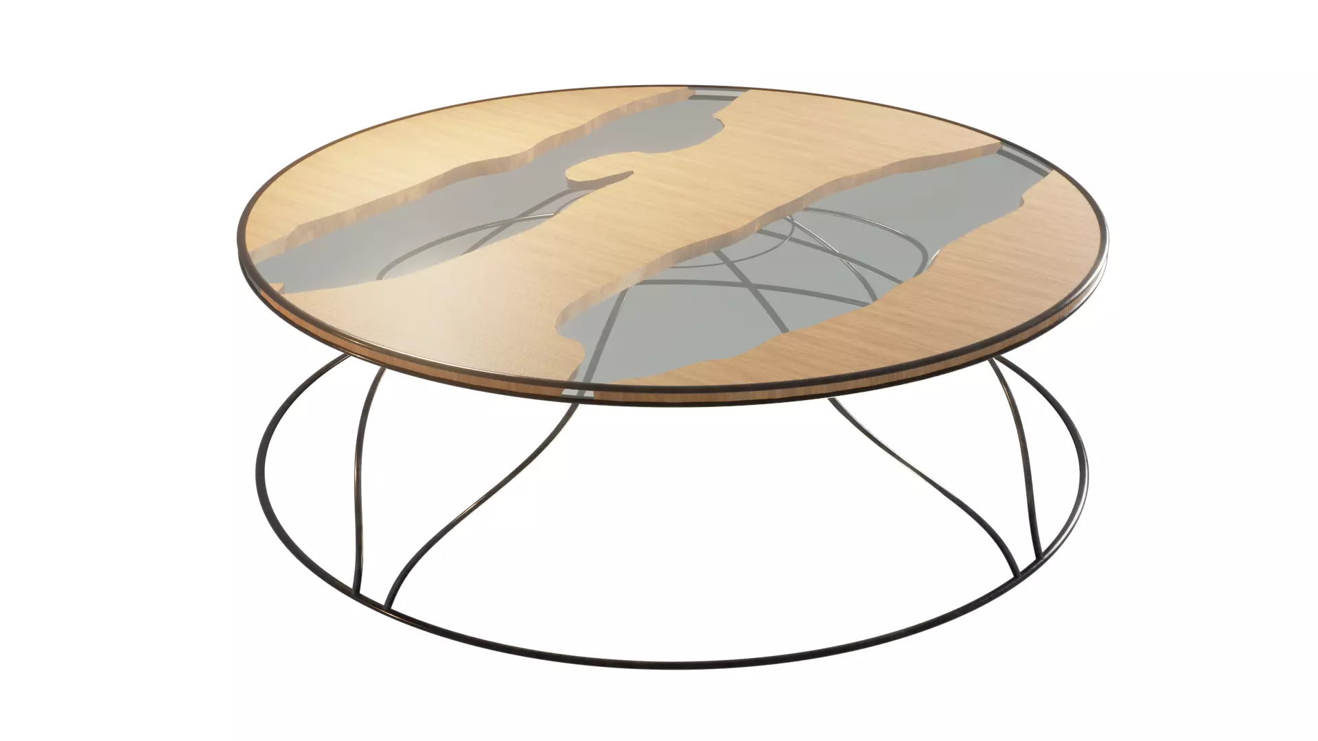 Modern Table 3D model_0