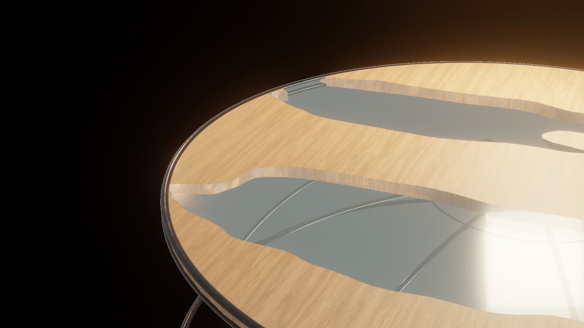 Modern Table 3D model_3