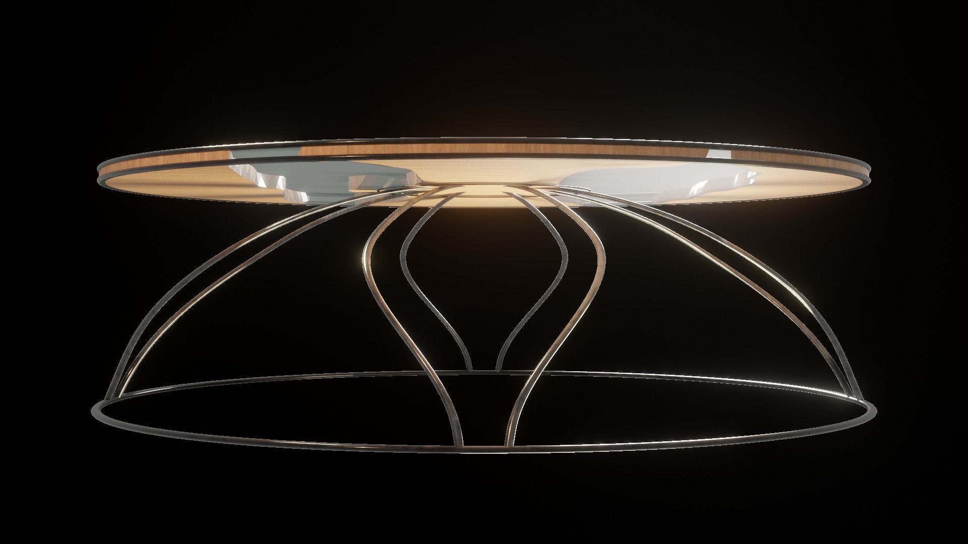 Modern Table 3D model_4