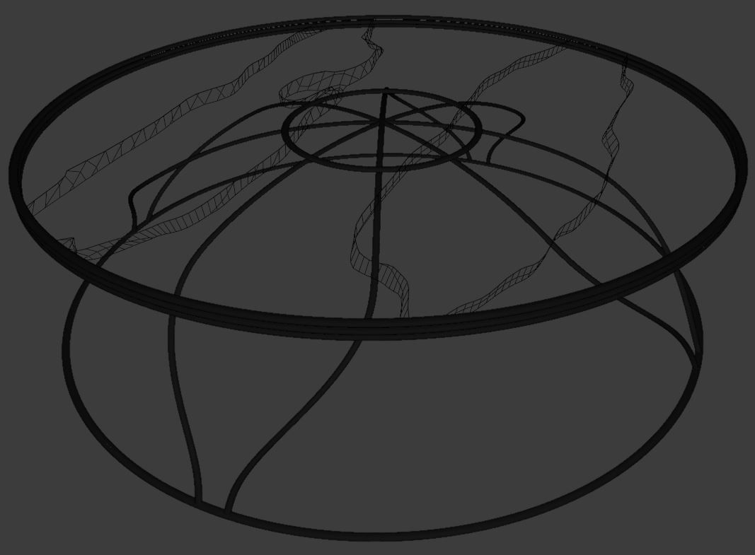 Modern Table 3D model_8