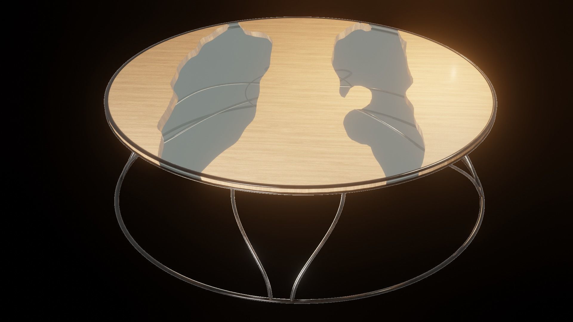 Modern Table 3D model_5