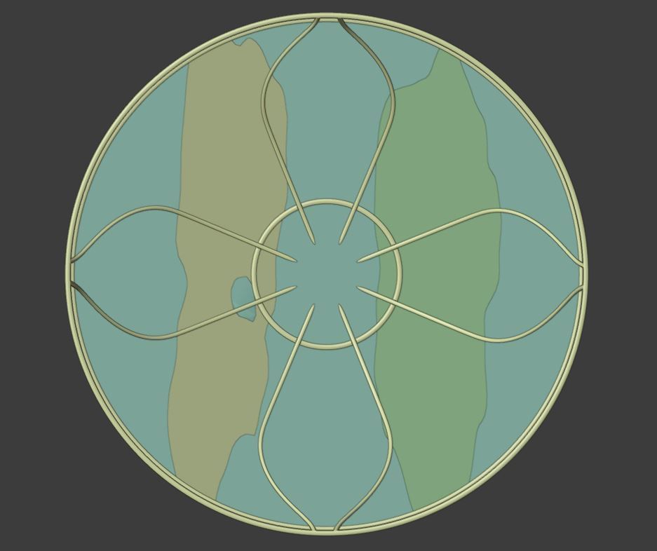 Modern Table 3D model_12