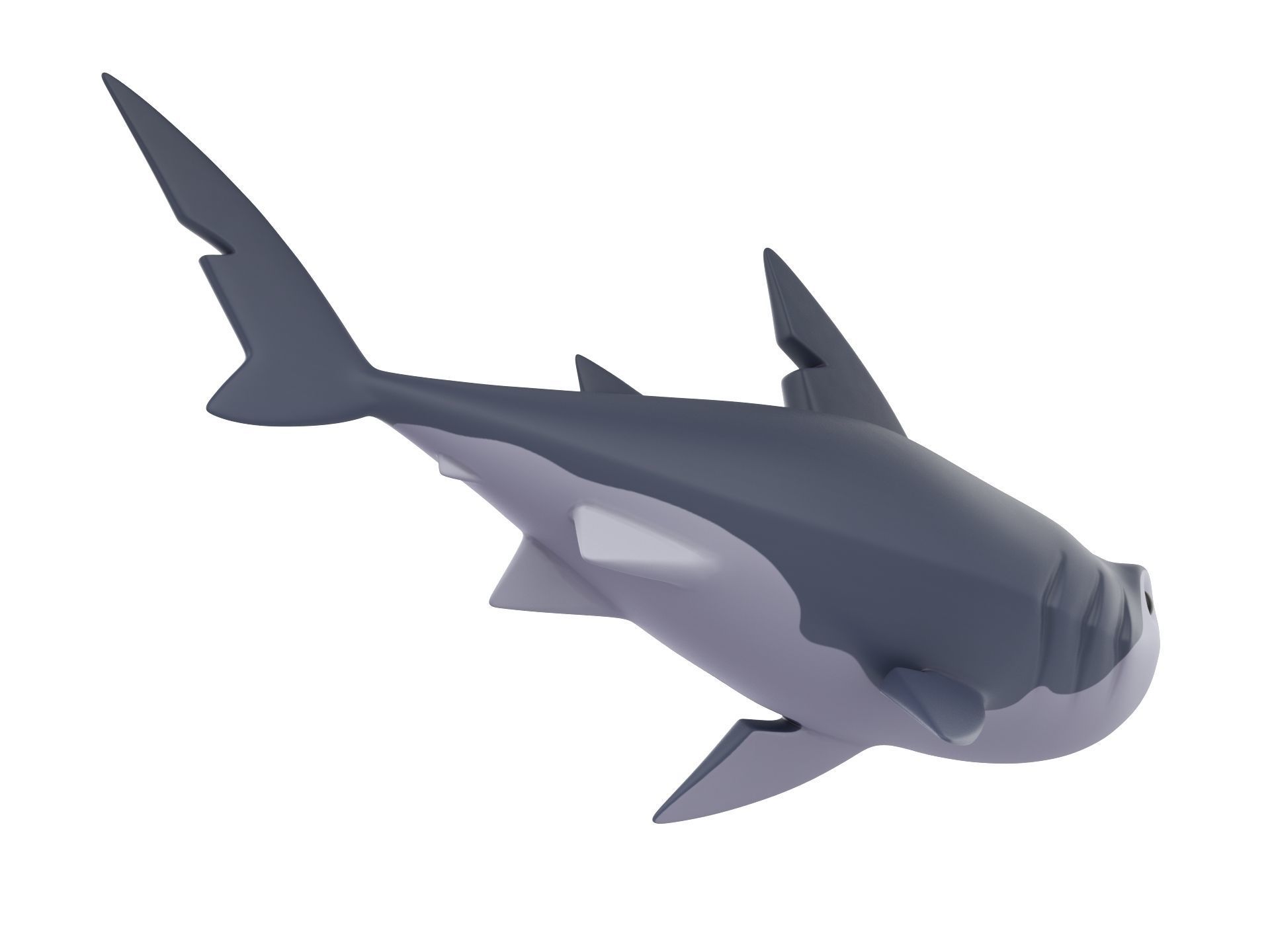 Character073 Shark 3D model_4