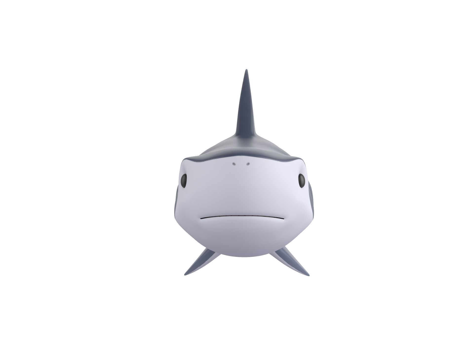 Character073 Shark 3D model_1