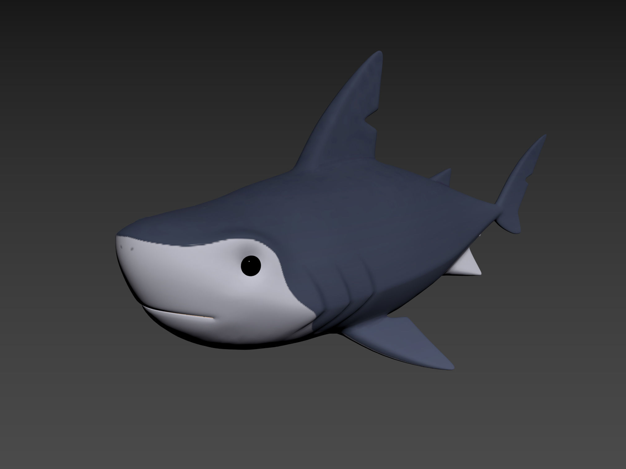 Character073 Shark 3D model_11