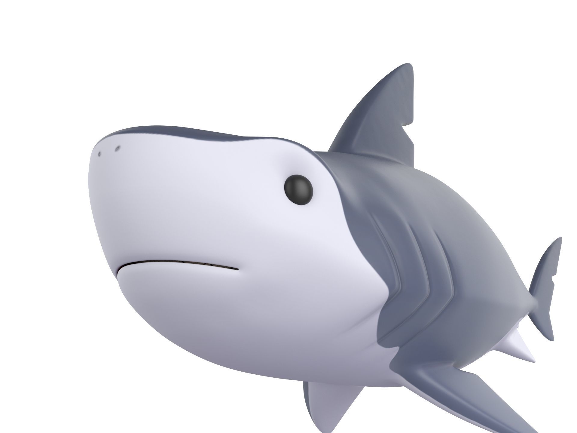 Character073 Shark 3D model_8