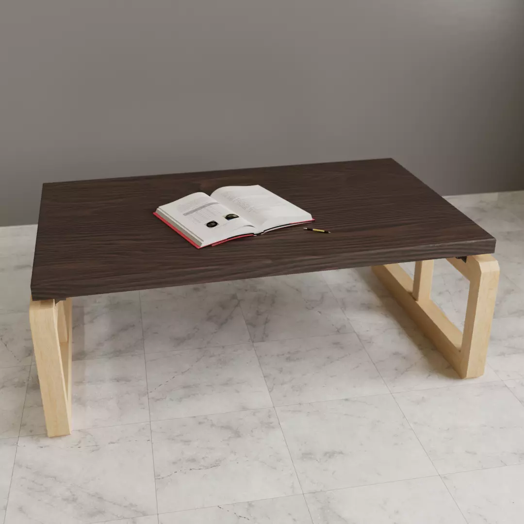 Low Coffee Table Low-poly 3D model_0