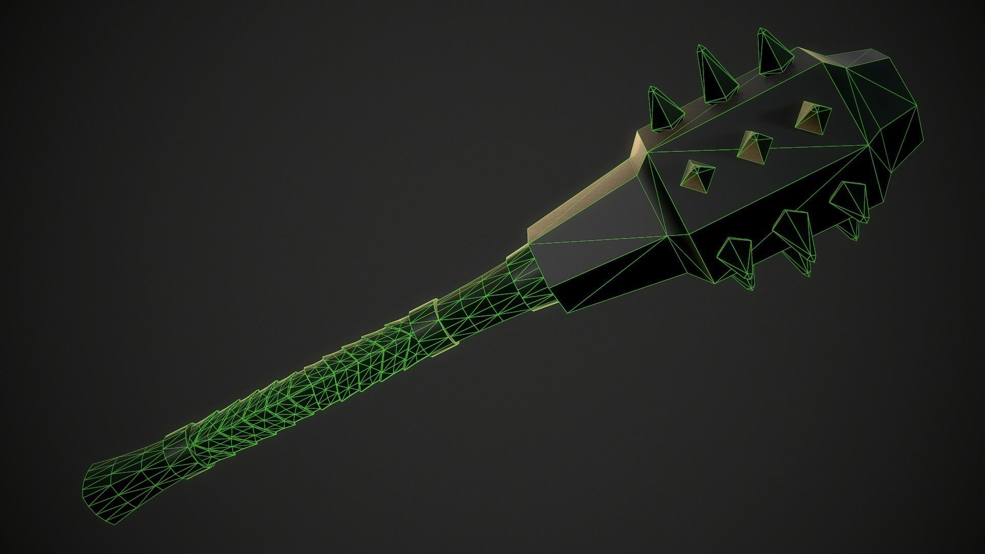Mace 18 Low-poly 3D model_9