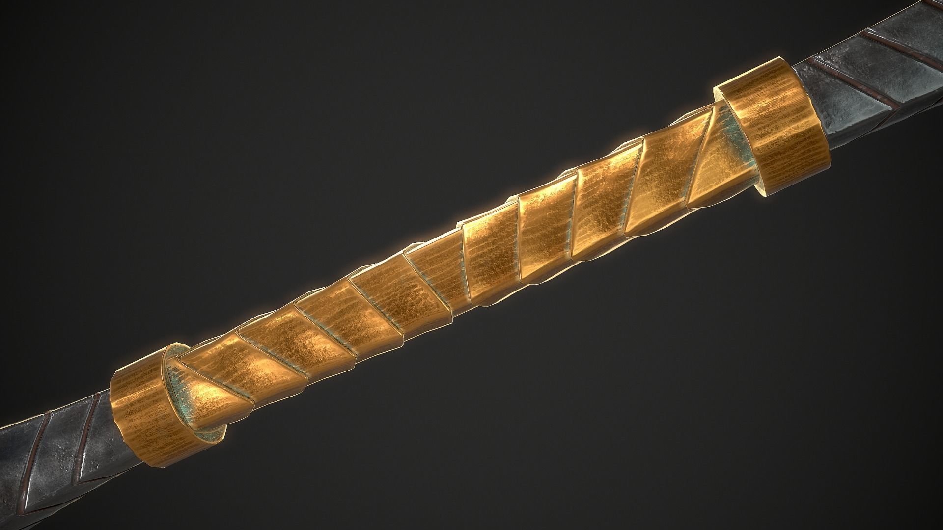 Mace 18 Low-poly 3D model_7