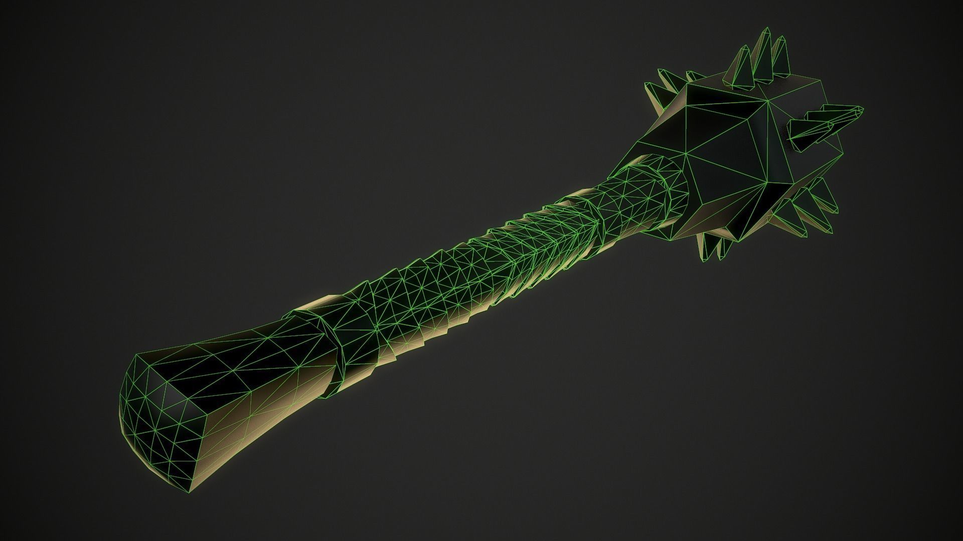 Mace 18 Low-poly 3D model_11