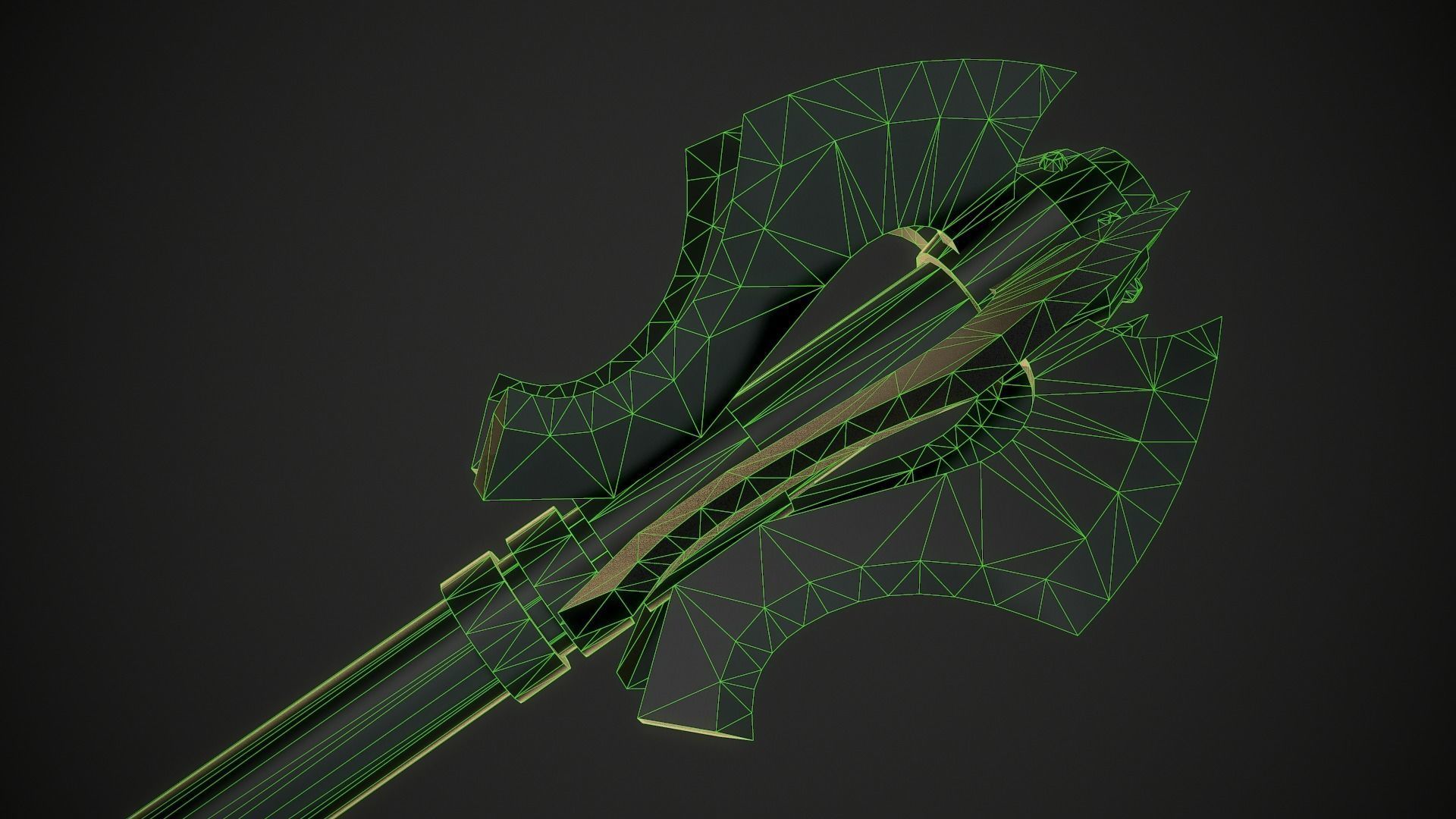 Mace 19 Low-poly 3D model_12