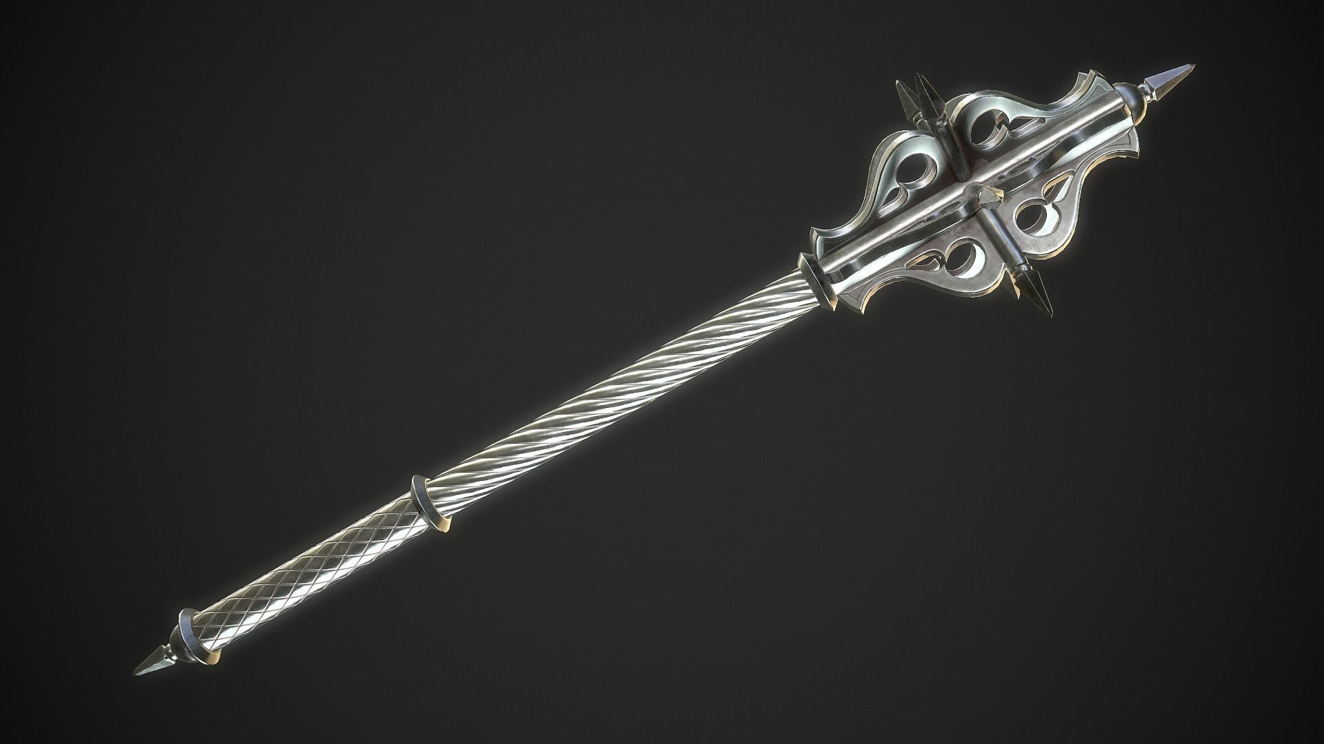 Mace 20 Low-poly 3D model_3