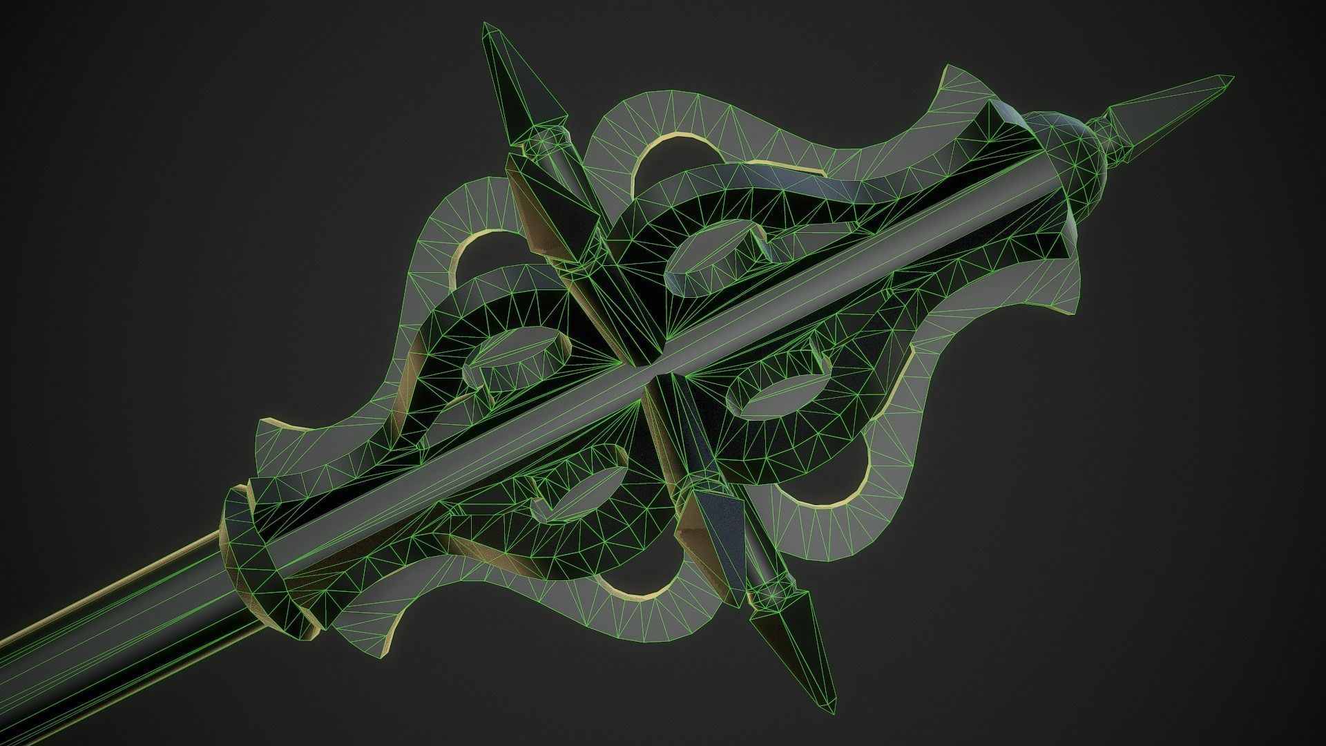 Mace 20 Low-poly 3D model_12