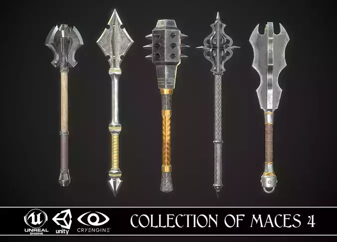 Collection of Maces 4 