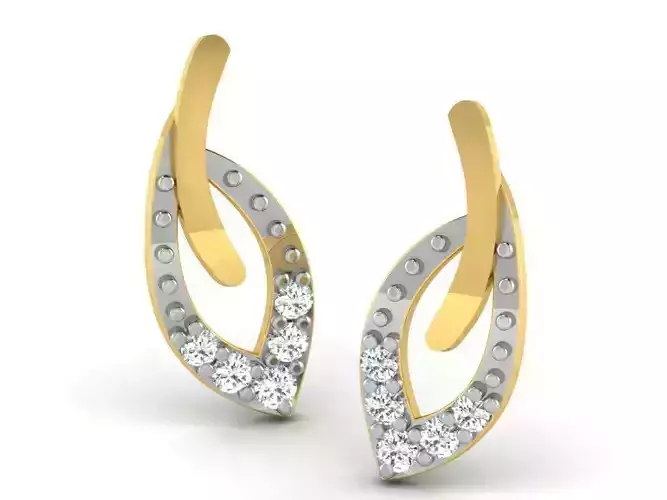 Women earrings 3dm render detail 3D print model