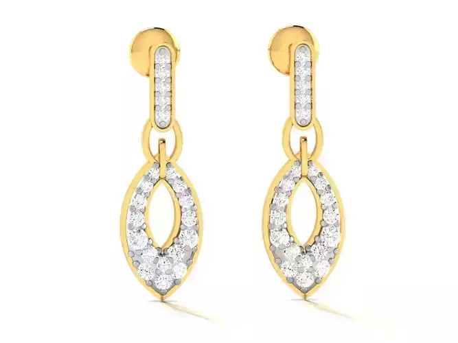 Women earrings 3dm render detail 3D print model