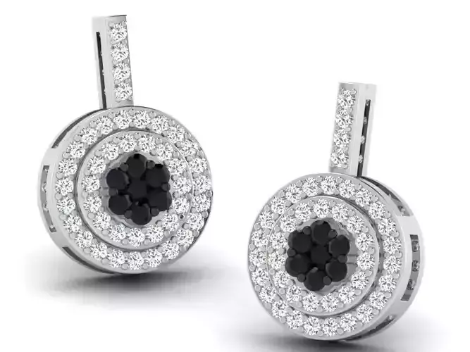 Women earrings 3dm render detail 3D print model