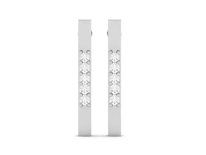 Women earrings 3dm render detail 3D print model