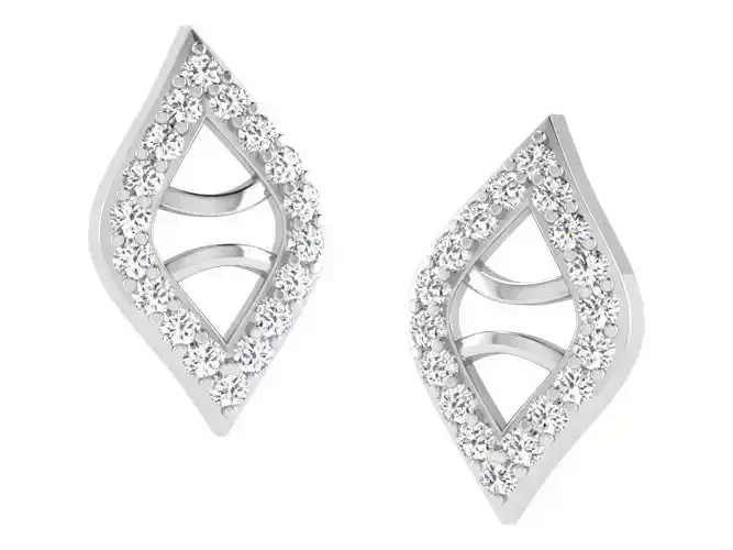 Women earrings 3dm render detail 3D print model