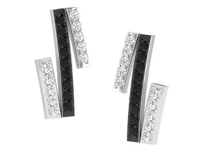 Women earrings 3dm render detail 3D print model