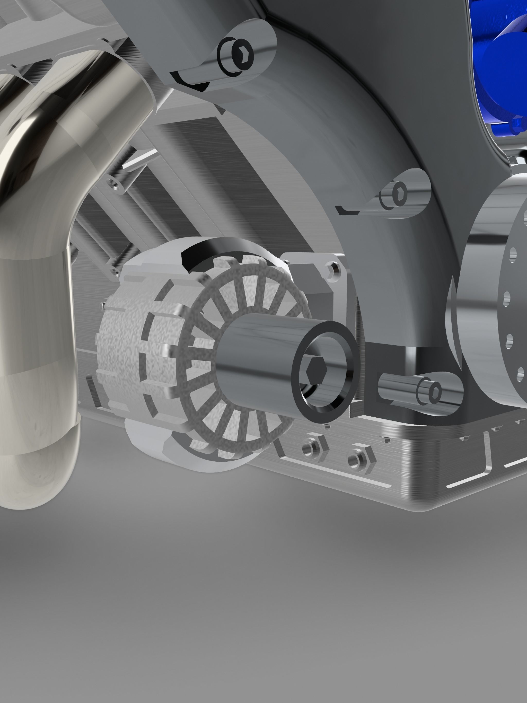 MMR Billet Coyote X Engine 5 Configs  3D print model_20