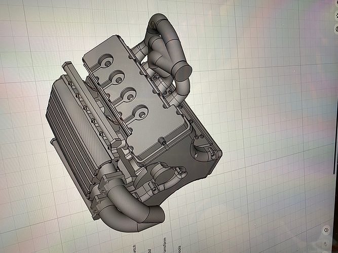 MMR Billet Coyote X Engine 5 Configs  3D print model 6