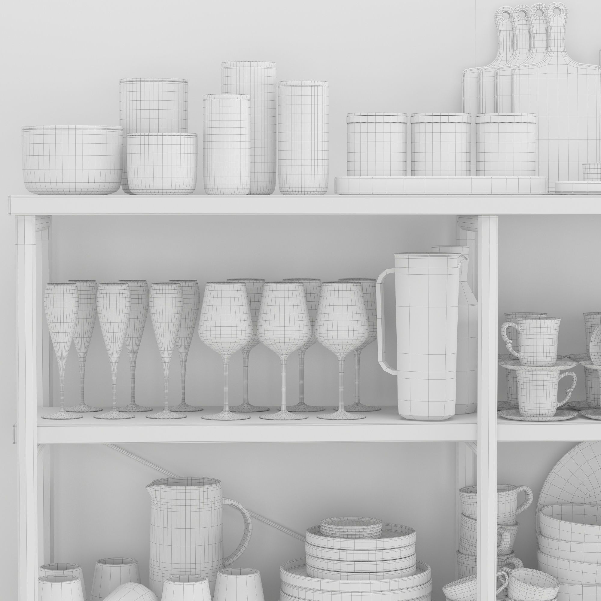 Kitchenware and Tableware 28 3D model_3