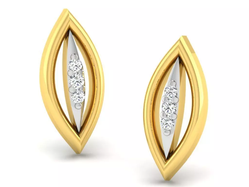 Women earrings 3dm render detail 3D print model