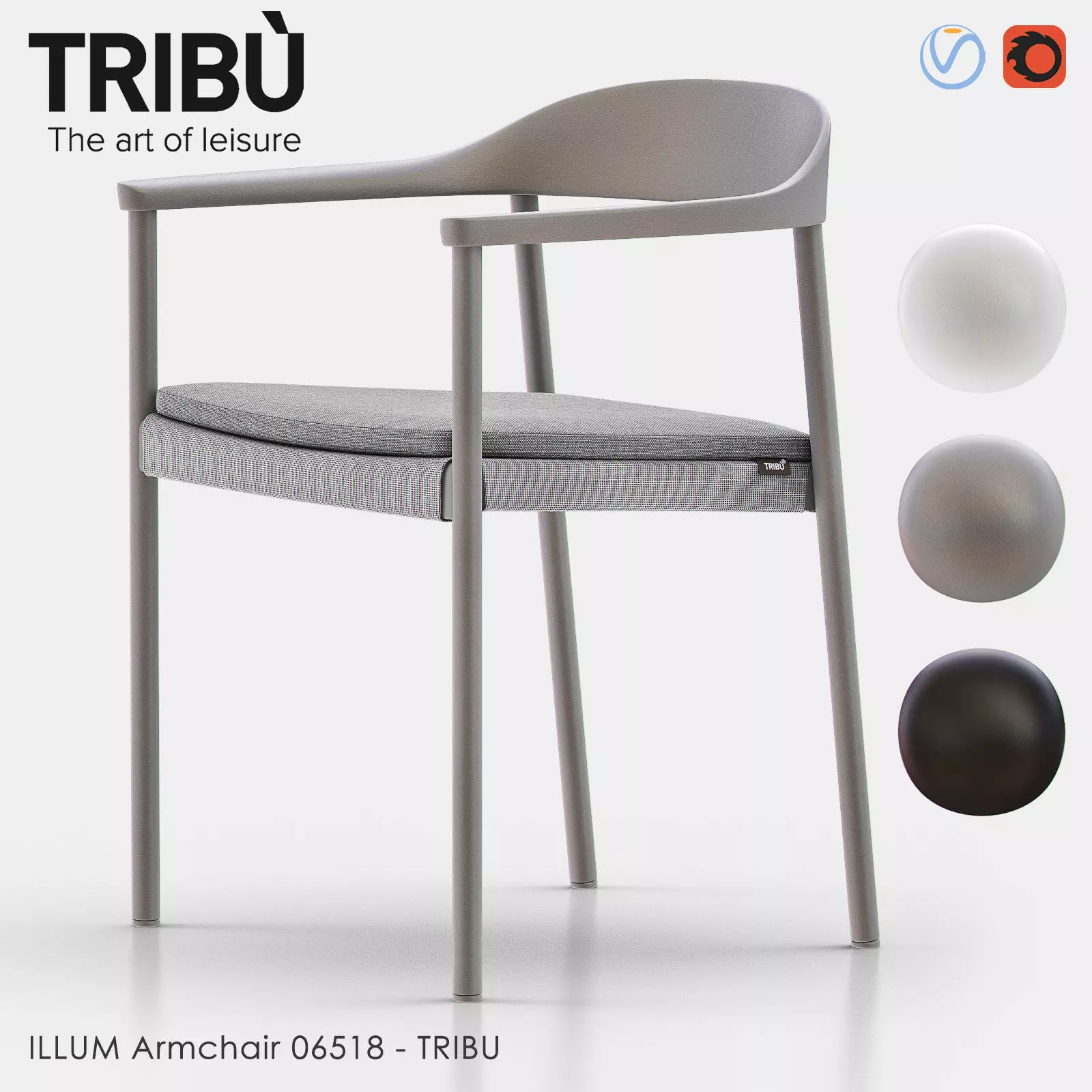 ILLUM Armchair 06518 3D model