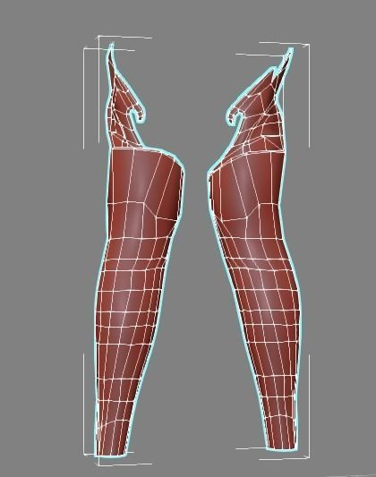 Angel flying warrior  Low-poly 3D model_38