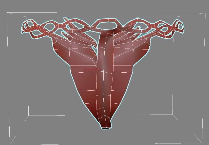 Angel flying warrior  Low-poly 3D model_34