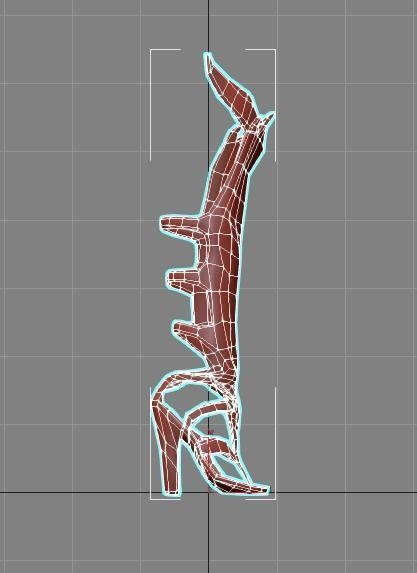 Angel flying warrior  Low-poly 3D model_23