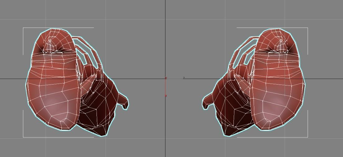 Angel flying warrior  Low-poly 3D model_24