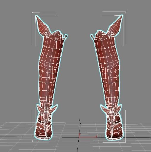 Angel flying warrior  Low-poly 3D model_21