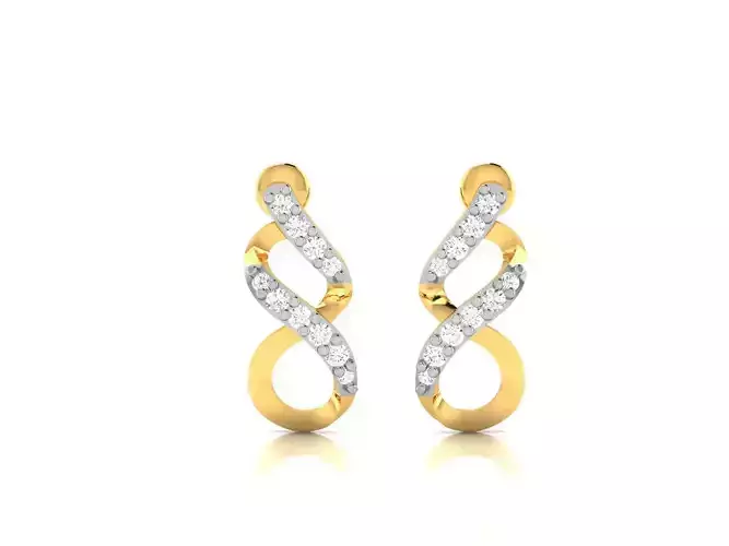 Women earrings 3dm render detail 3D print model