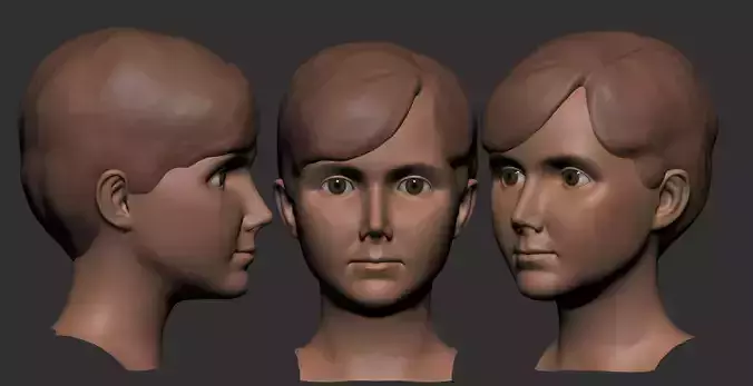 Brahms Doll 3D model
