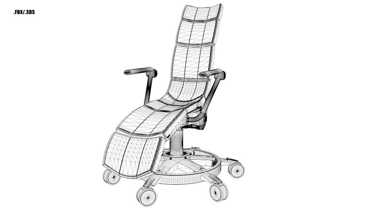 High-Tech Chair 3D model_5
