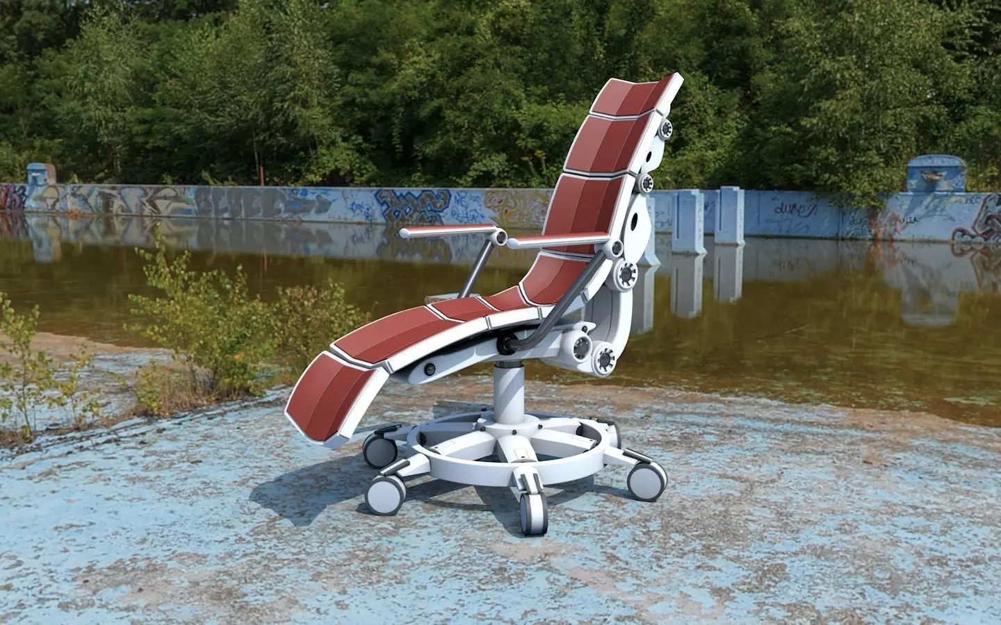 High-Tech Chair 3D model_0