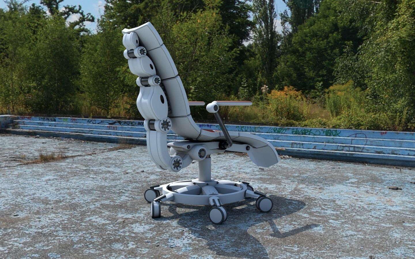 High-Tech Chair 3D model_1