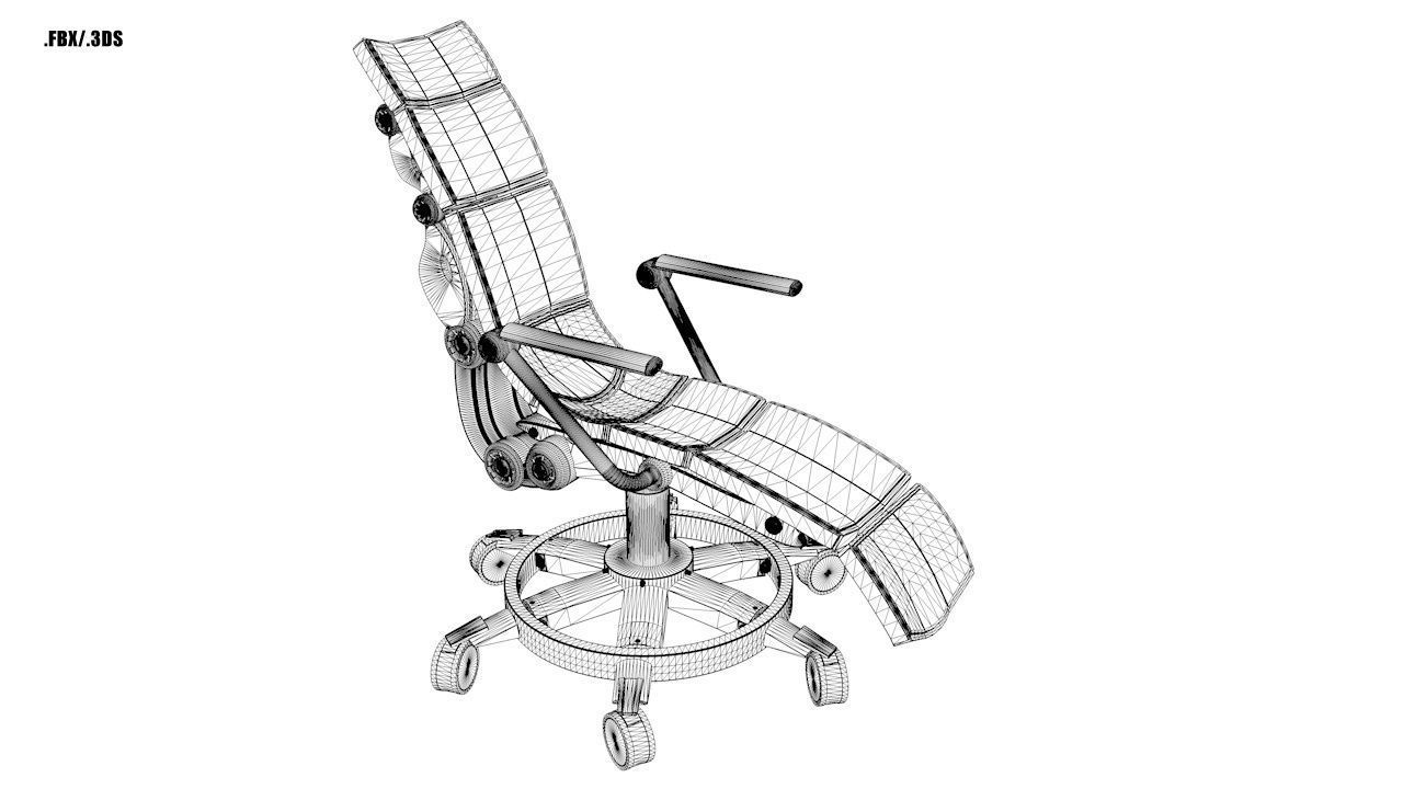 High-Tech Chair 3D model_4