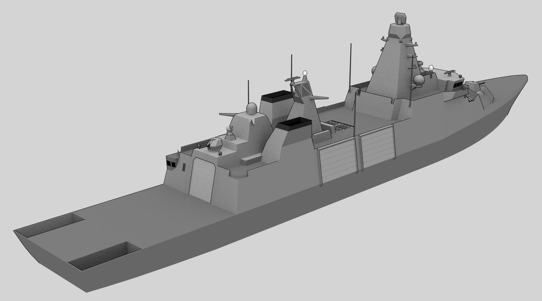 FFG Arrowhead 140 class Low-poly 3D model_3