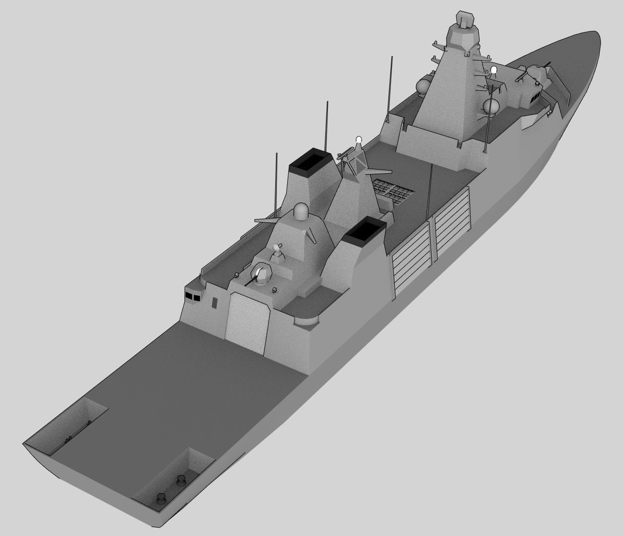 FFG Arrowhead 140 class Low-poly 3D model_4