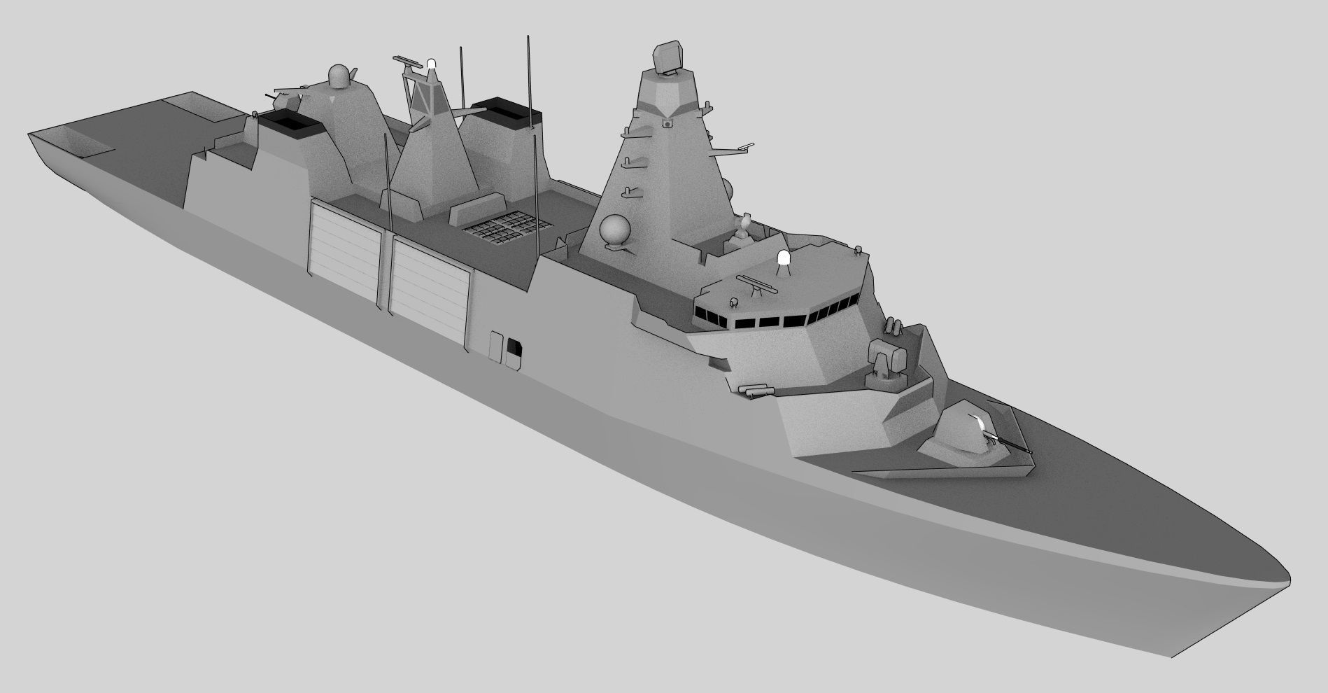 FFG Arrowhead 140 class Low-poly 3D model_2