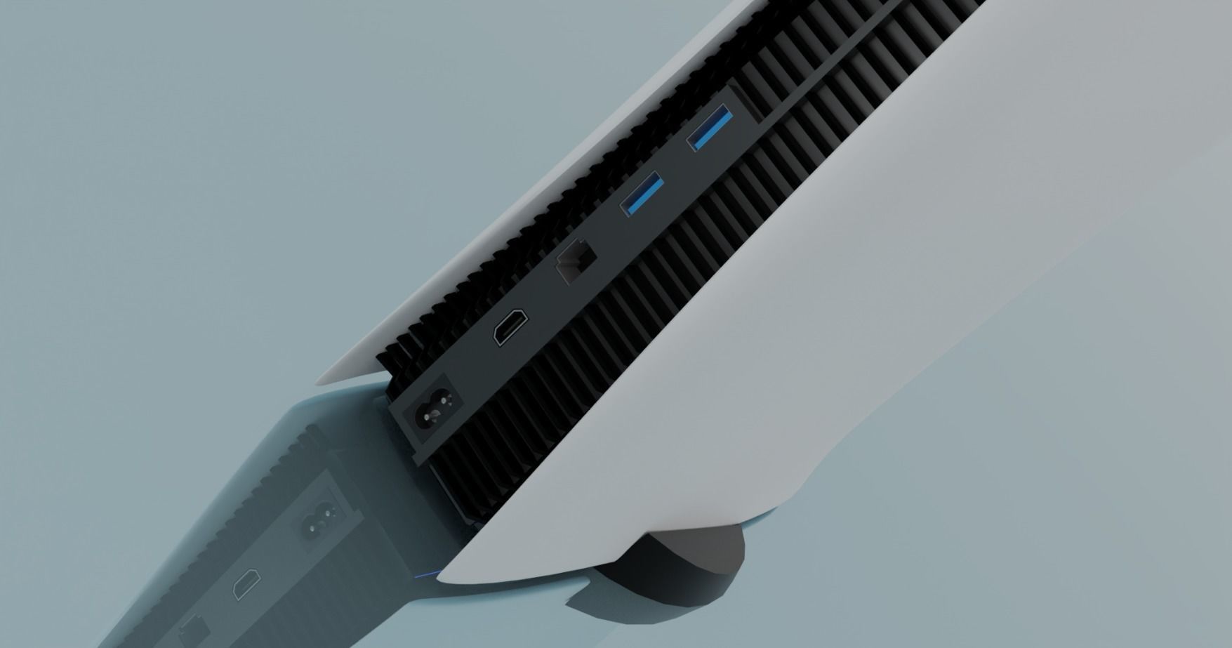 Sony Playstation 5 Digital Edition 3D model_5