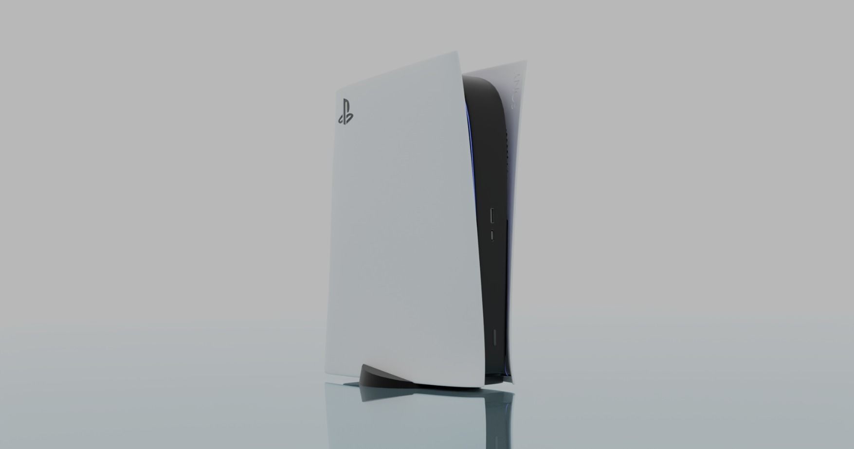 Sony Playstation 5 Digital Edition 3D model_3