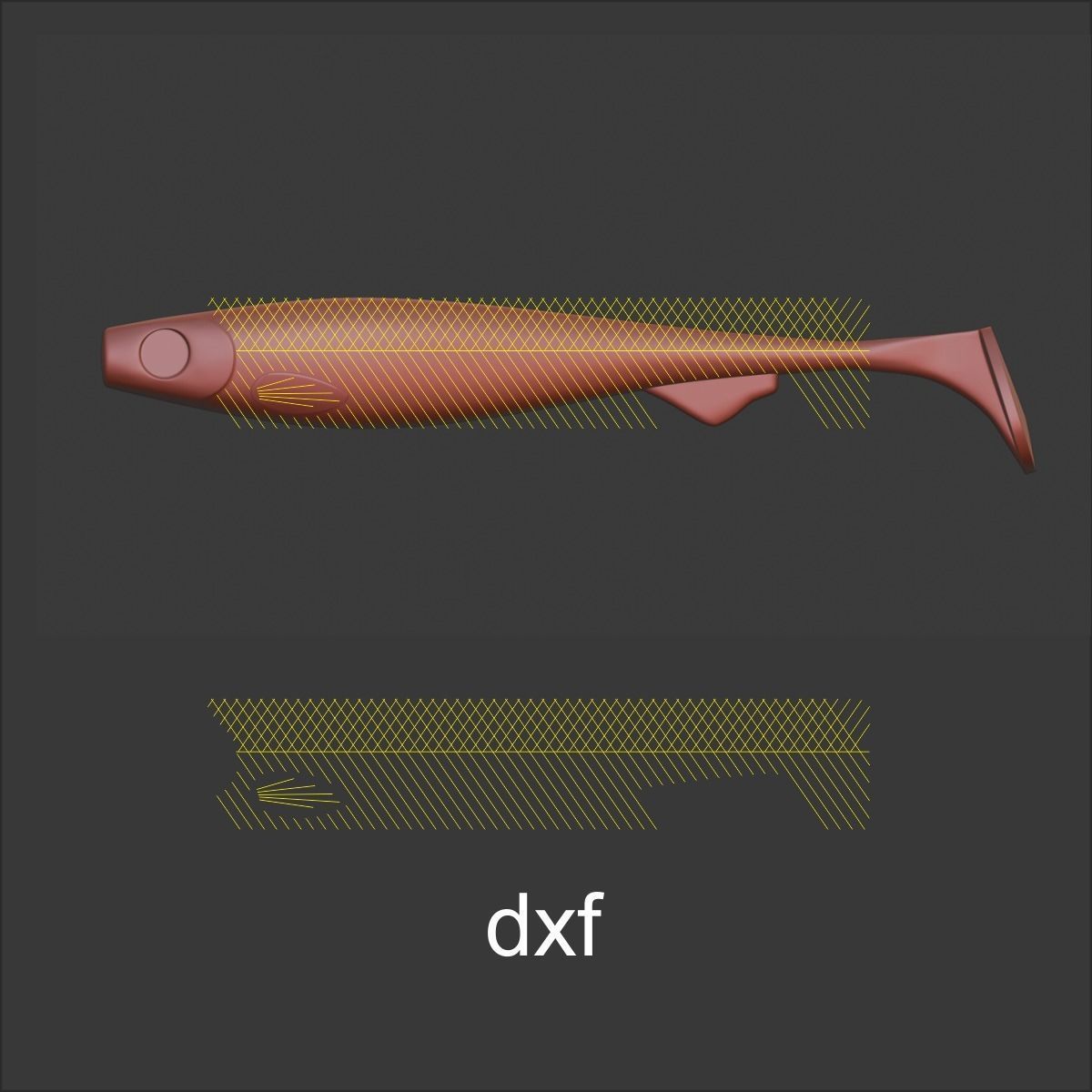 Fishing Lure 3D print model_3