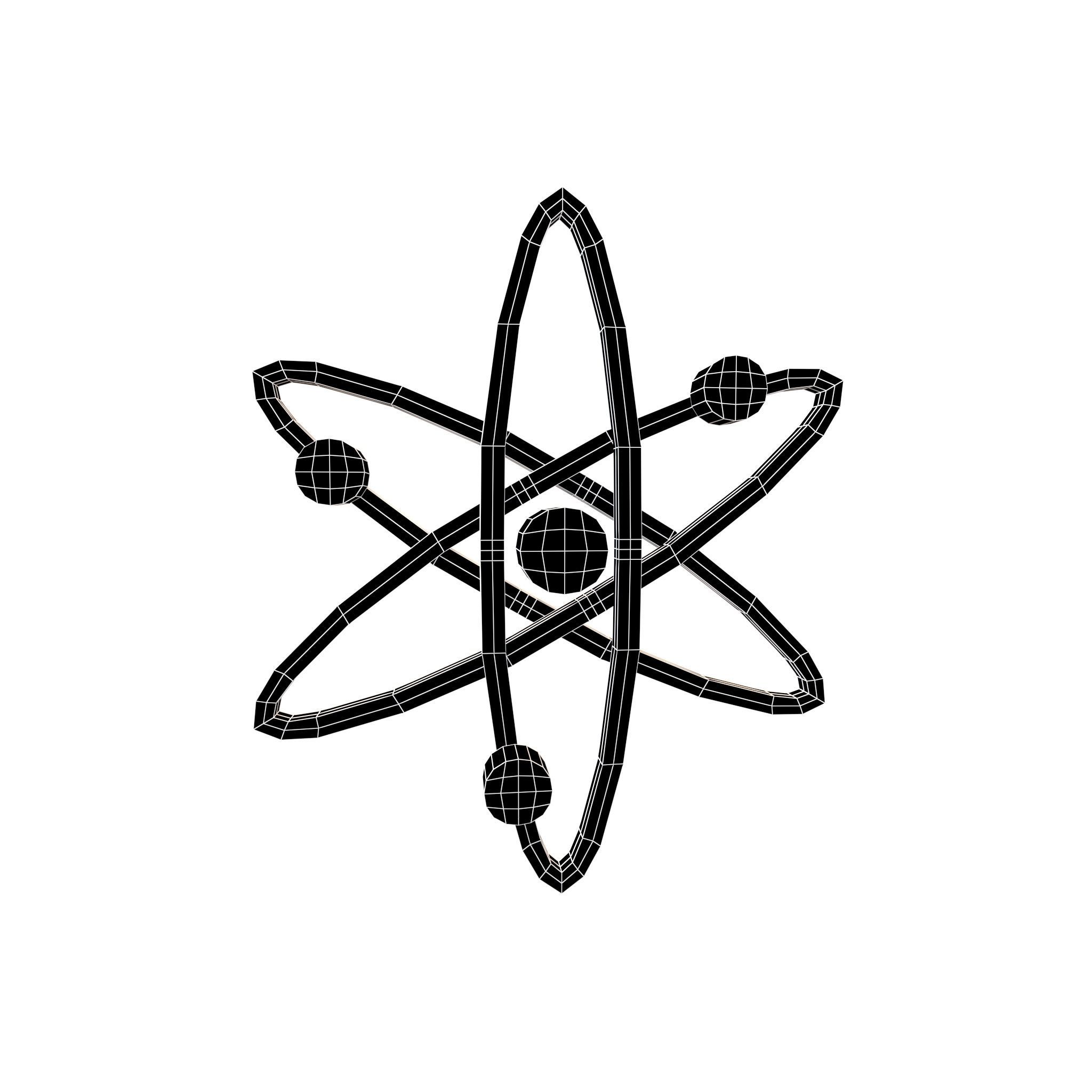 Cosmos Coin v1 001 Low-poly 3D model_5